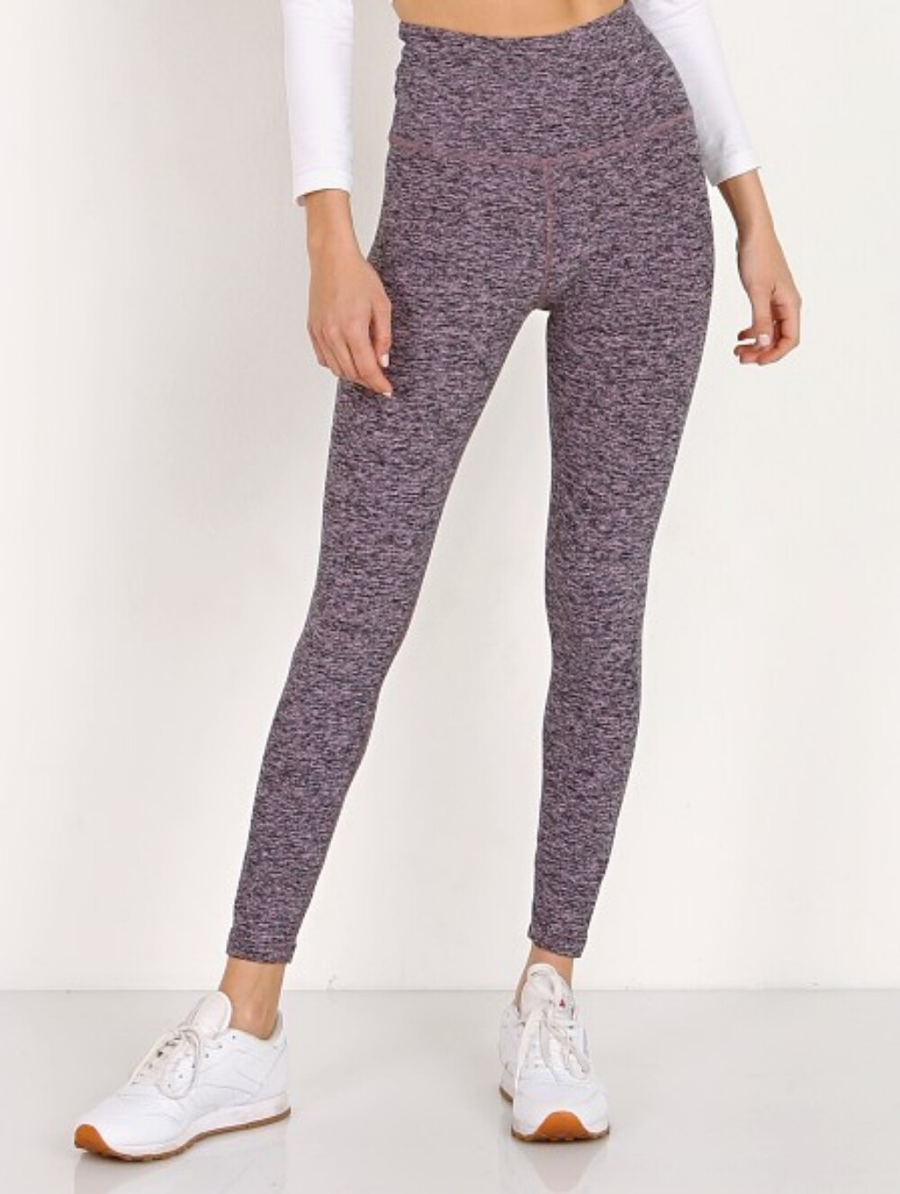 Beyond Yoga Spacedye High Waisted Midi Legging Black Pink Opal Size Medium - Picture 1 of 8